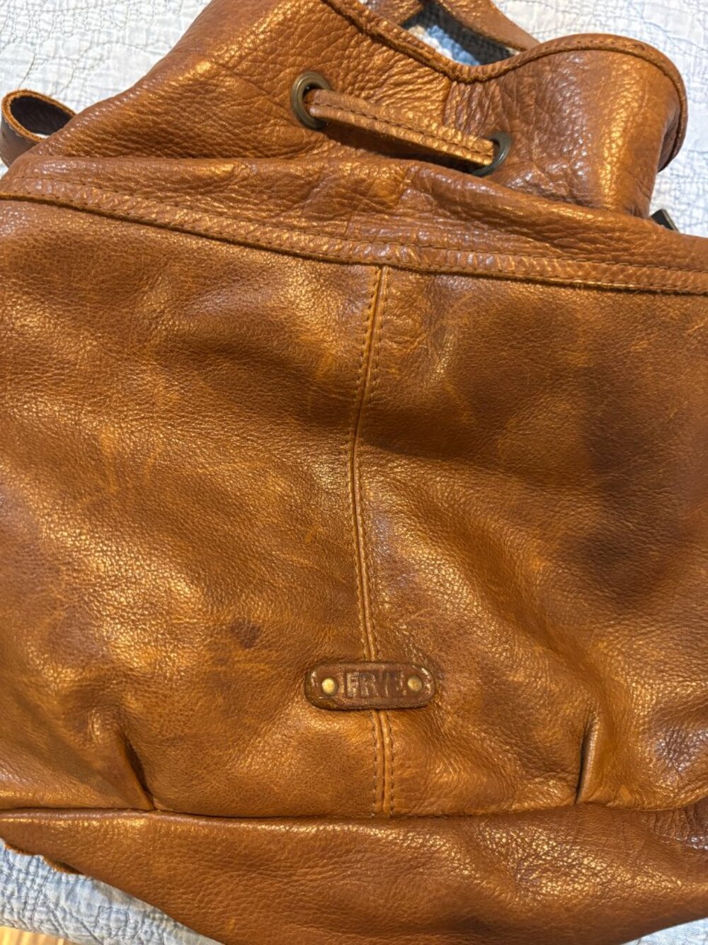 Large Frye crossbody BOHO bag - Picture 3 of 4